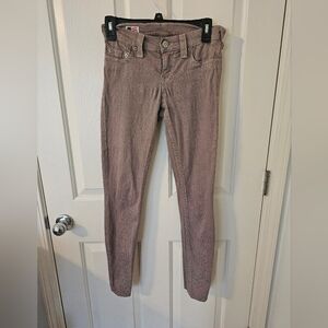 True Religion Halle Mid-Rise Skinny Jeans Size 25
